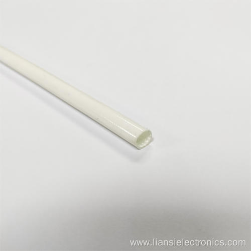 White insulated electrical wire silicone fiberglass sleeving